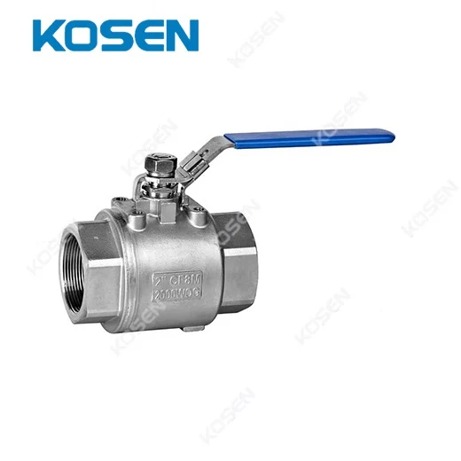 2 PIECE STAINLESS STEEL BALL VALVE 2000PSI