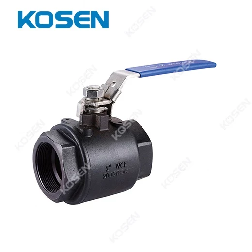 2 PIECE CARBON STEEL BALL VALVE 2000PSI