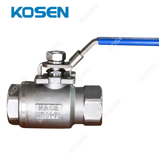 2 PIECE STAINLESS STEEL BALL VALVE 3000PSI
