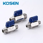1 PIECE STAINLESS STEEL MINI BALL VALVE