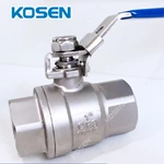 2 PIECE THREADED BALL VALVE