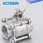 3 PIECE THREADED BALL VALVE