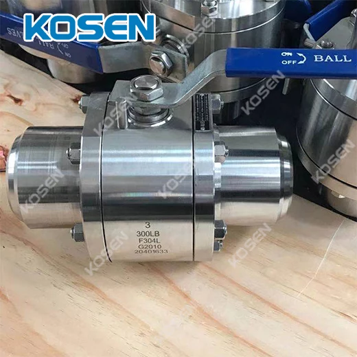 BUTT WELD HIGH PRESSURE BALL VALVE