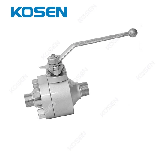 TWO PIECE FORGED STEEL BALL VALVE