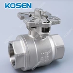 STAINLESS STEEL 2 PIECE THREADED BALL VALVE