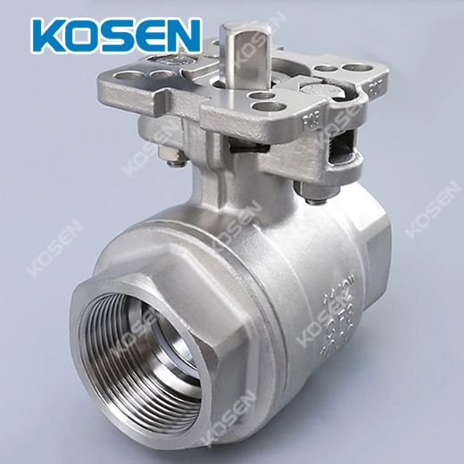 STAINLESS STEEL SCREWED BALL VALVE