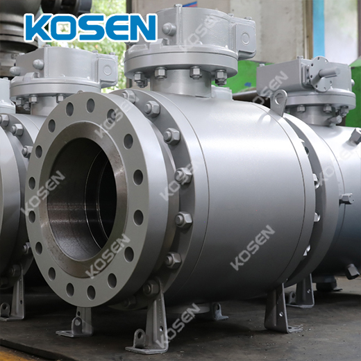 SOFT SEATED TRUNNION MOUNTED BALL VALVE