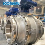 3PC STAINLESS STEEL TRUNNION BALL VALVE