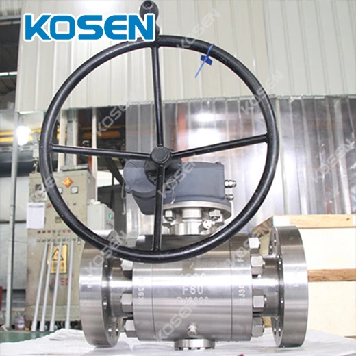 3PC FORGED STEEL TRUNNION MOUNTED BALL VALVE