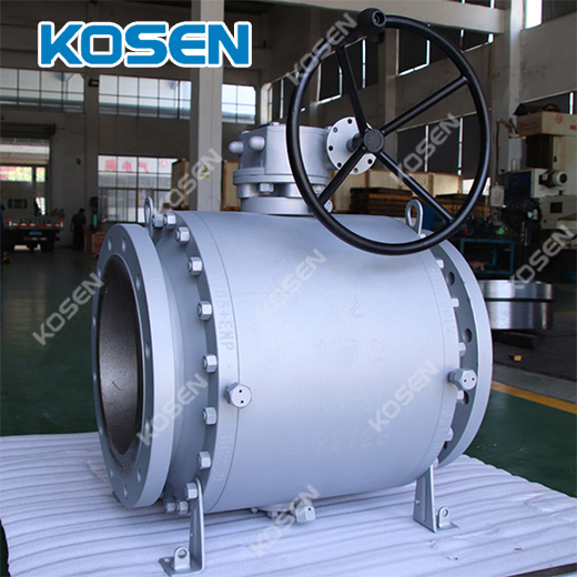 FORGED STEEL METAL SEATED TRUNNION BALL VALVE