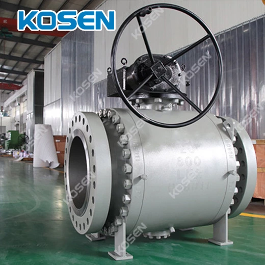 API 607 FIRE SAFE TRUNNION BALL VALVE