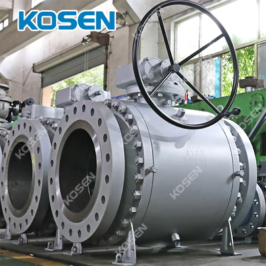 FORGED STEEL TRUNNION MOUNTED BALL VALVE