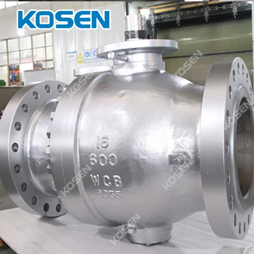 CASTING STEEL TRUNNION BALL VALVE