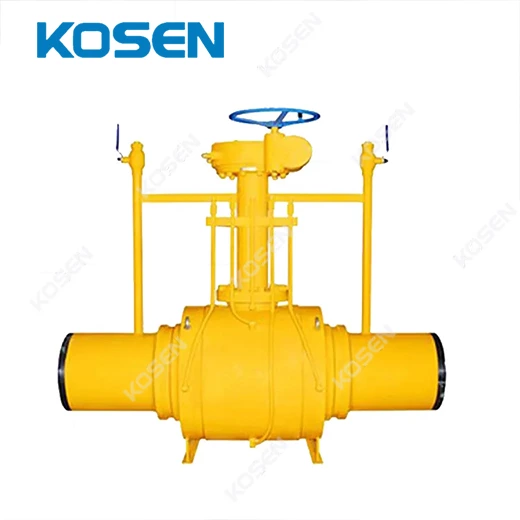 BUTT WELD END FULLY WELDED BALL VALVE