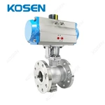 FLANGED V PORT SEGMENT BALL VALVE
