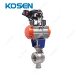PNEUMATIC SEGMENT BALL VALVE