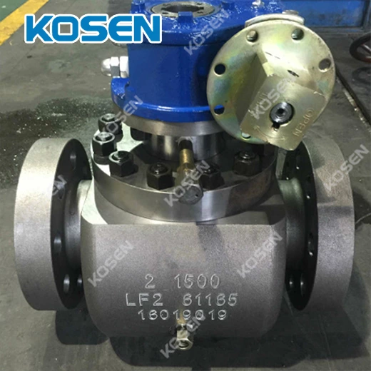 HIGH PRESSURE TOP ENTRY BALL VALVE