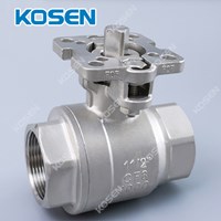 2PC THEADED DIRECT MOUNT BALL VALVE
