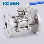 3PC FLANGE DIRECT MOUNT BALL VALVE