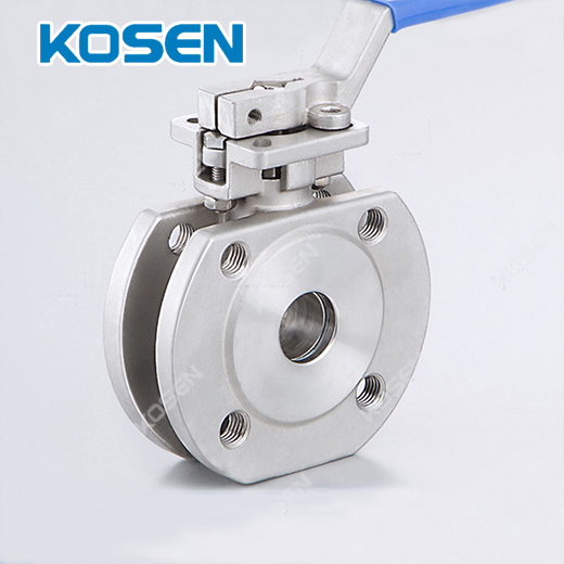 WAFER TYPE DIRECT MOUNT BALL VALVE