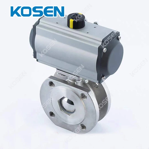 PNEUMATIC WAFER BALL VALVE