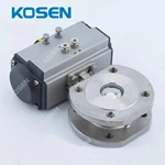 PNEUMATIC WAFER TYPE FLANGED BALL VALVE