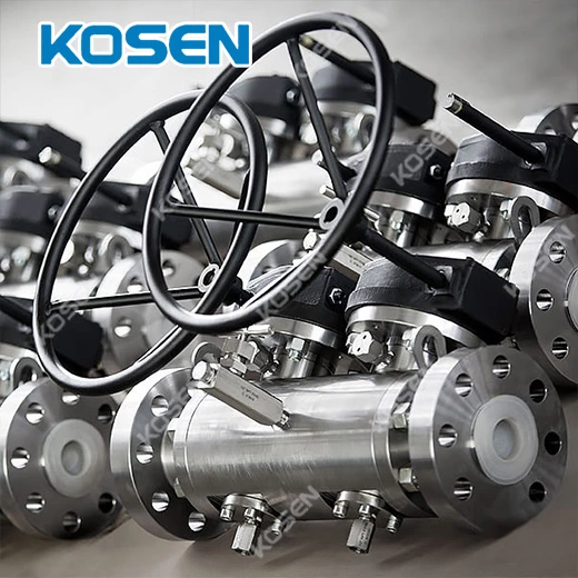 DOUBLE BLOCK BLEED TRUNNION BALL VALVE