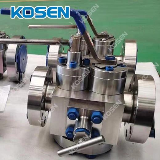 INTEGRAL DOUBLE BLOCK AND BLEED VALVE