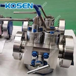 INTEGRAL DOUBLE BLOCK AND BLEED VALVE