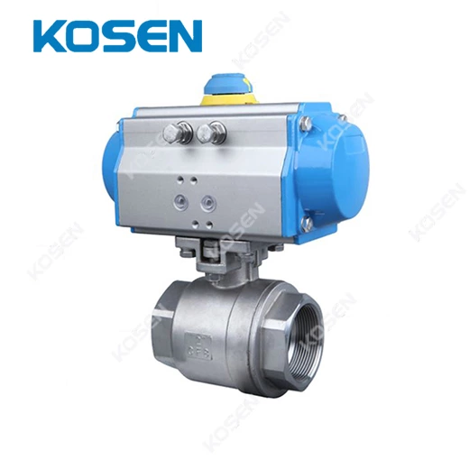 PNEUMATIC TWO PIECE BALL VALVE