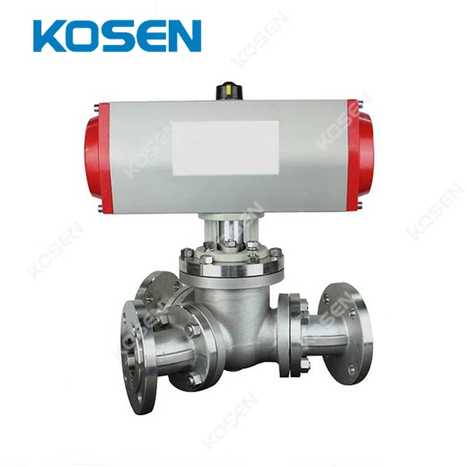 Y TYPE PNEUMATIC BALL VALVE