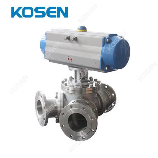 Y TYPE PNEUMATIC BALL VALVE