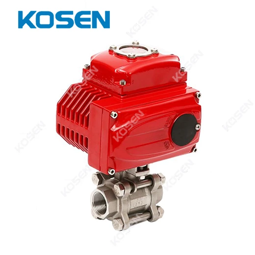 ELECTRIC THREE PIECE BALL VALVE