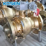 ALUMINIUM BRONZE TRUNNION BALL VALVE