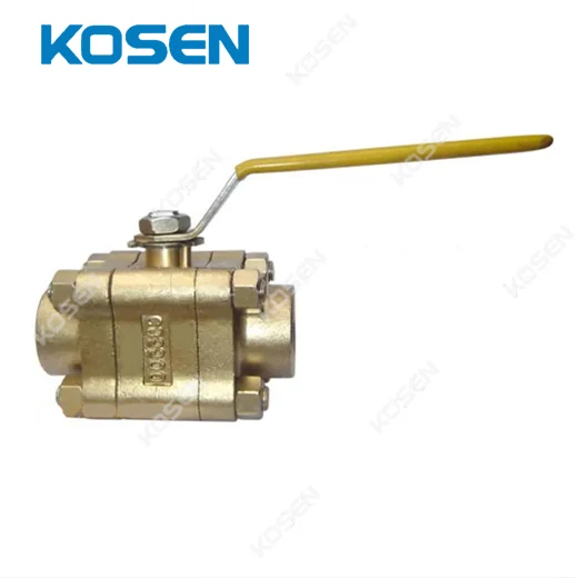 3PC THEADED BRONZE BALL VALVE