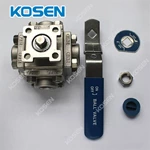 FOUR WAY THEADED BALL VALVE