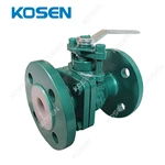 PFA LINED BALL VALVE
