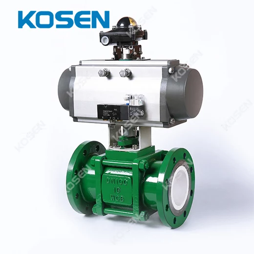 PNEUMATIC ACTUATOR CERAMIC BALL VALVE