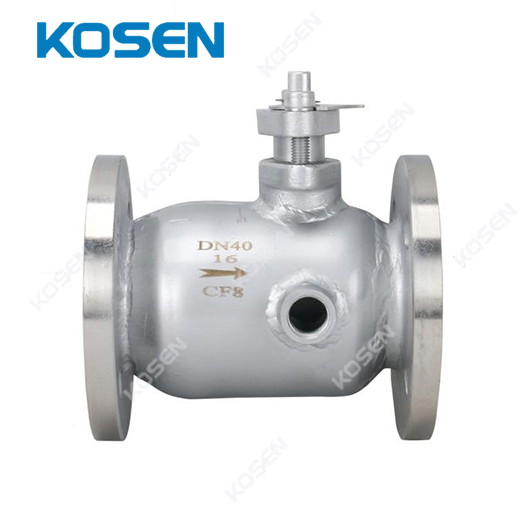 JACKETED BALL VALVE WITH STEAM JACKET