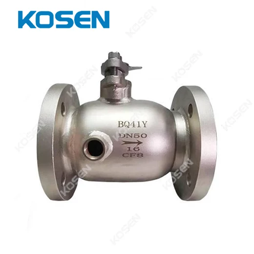 STEAM JACKETED BALL VALVE