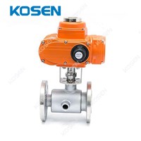 ELECTRIC ACTUATOR JACKETED BALL VALVE