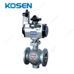 PENUAMTIC ECCENTRIC HALF BALL VALVE