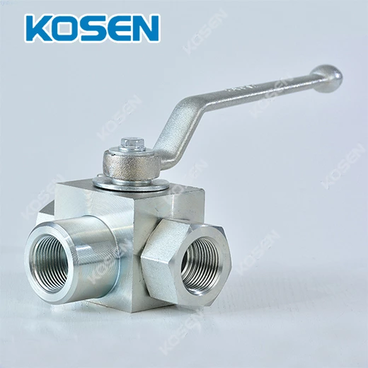 3 WAY HYDRAULIC BALL VALVE